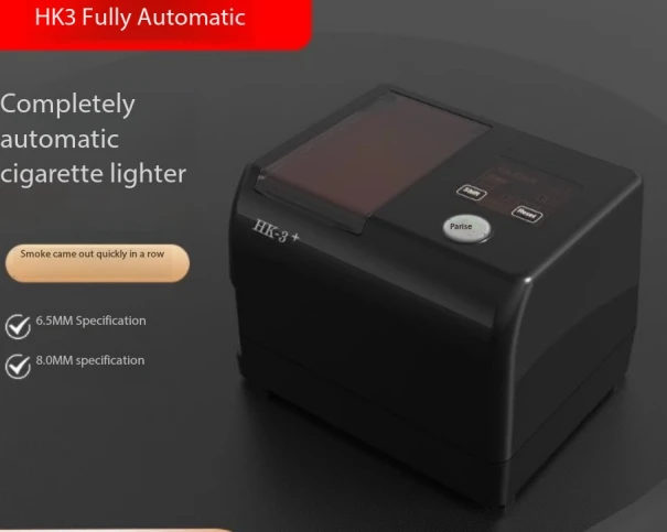 DIY Smoking Accessories HK3+ Fully Automatic Cigarette Filling Machine 6.5 8mm Slim Tube Tobacco Rolling Injector Wrapping Maker