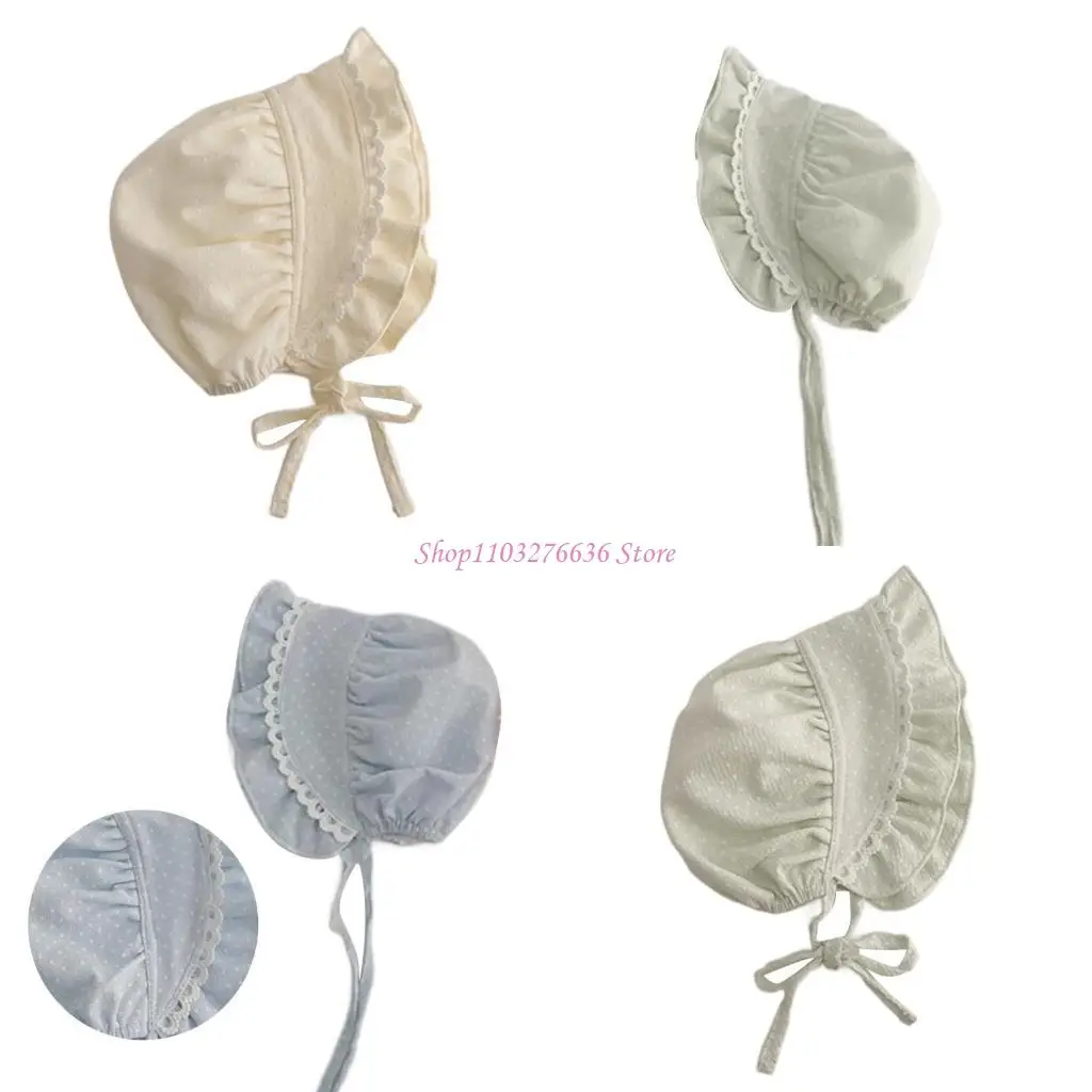 

R6FD Комфортная шляпа хлопковое капот младенец солнцезащитный солнце