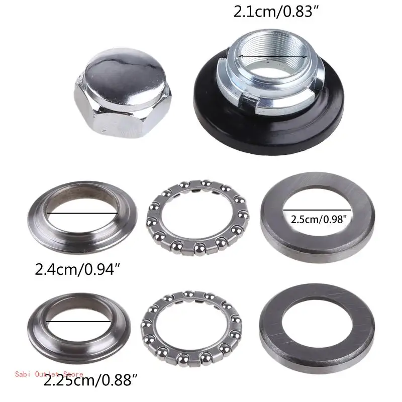 Metal Steering Stem Taper Bearings for HondaCRF 50cc 250cc Dirt Pit Bikes 91683/22.5 91683/24