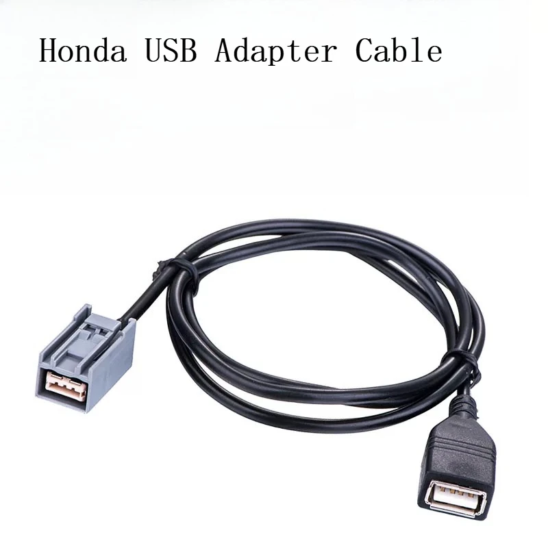Car USB Data Cable Adapter Suitable Honda Accord Odyssey Crosstour Civic City USB Interface 90 Cm in-car Mobile Phone Charging