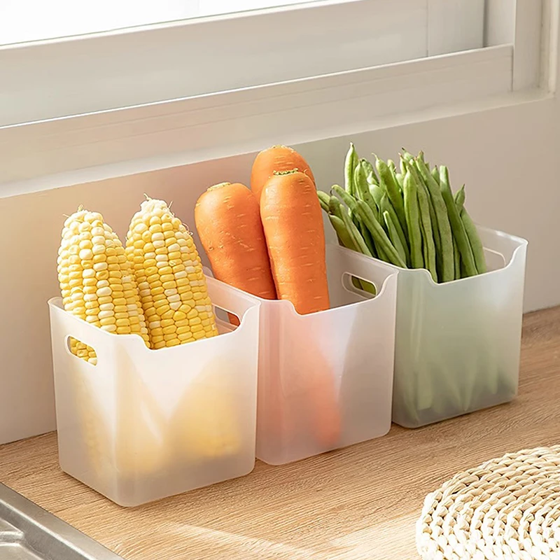 Refrigerador Food Storage Boxes, organizador fresco, armazenamento a frio, mais nítido, frutas, especiarias, caixas de contêiner, casa, cozinha, 1 pc, 3 pcs, 6pcs