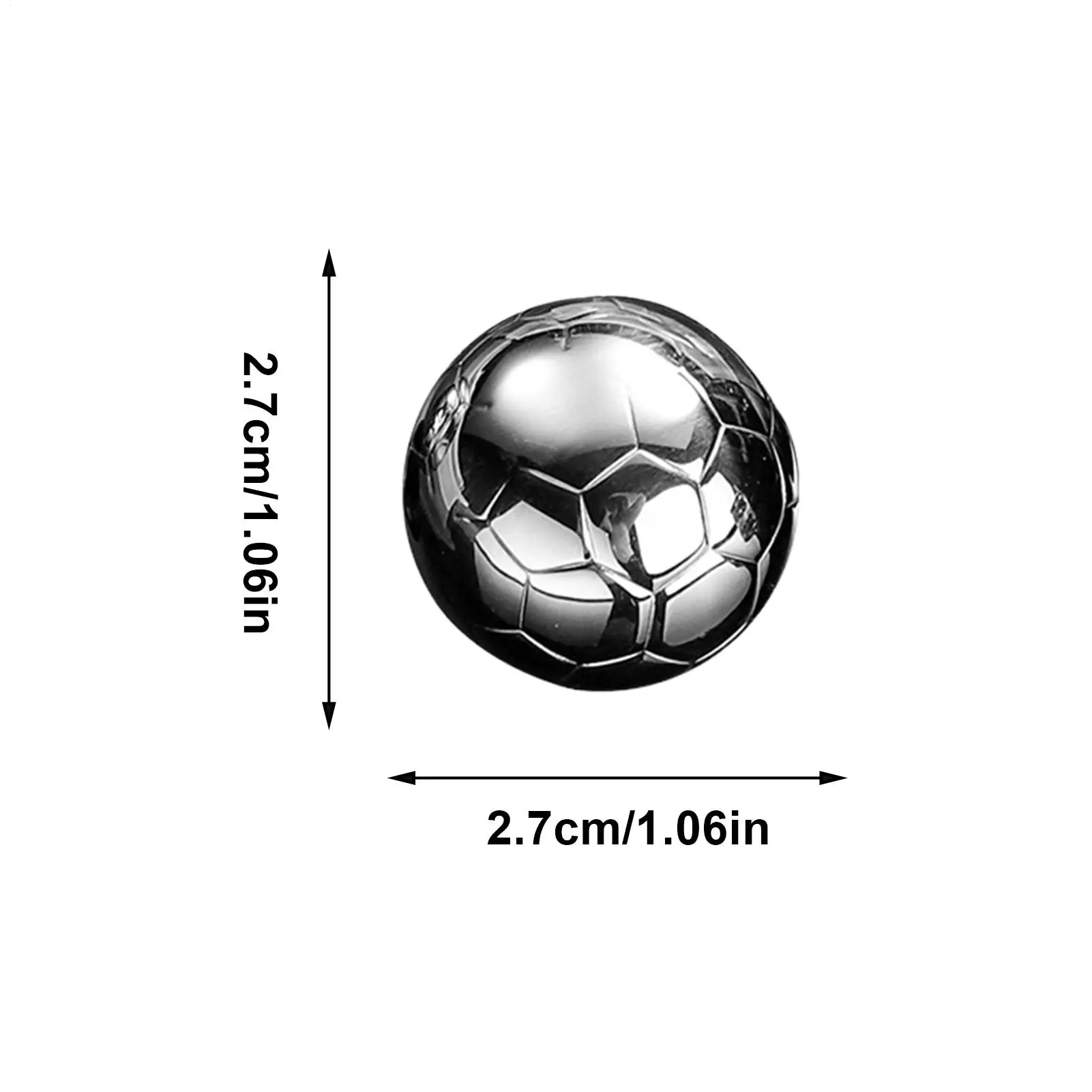 Metal Ice Cubes Reusable 4 Pieces Reusable Refreezable Round Football Metal Whiskey Stones Chilling Rocks For Housewarming - view 6