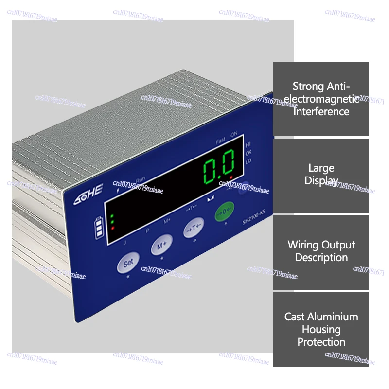 SOHE K5 Anti-lock Braking System Material Embedded Weight Indicator with Optional RS232, RS485 or Bluetooth Connectivity