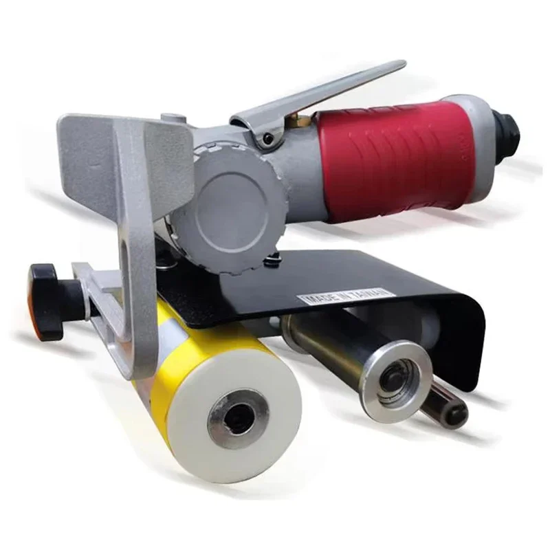 Pneumatic Belt Sander 60 x 260mm Air Belt Sander Sand Belts Polishing Machine Portable Metal Wire Drawing Sander with 10 pc Belt