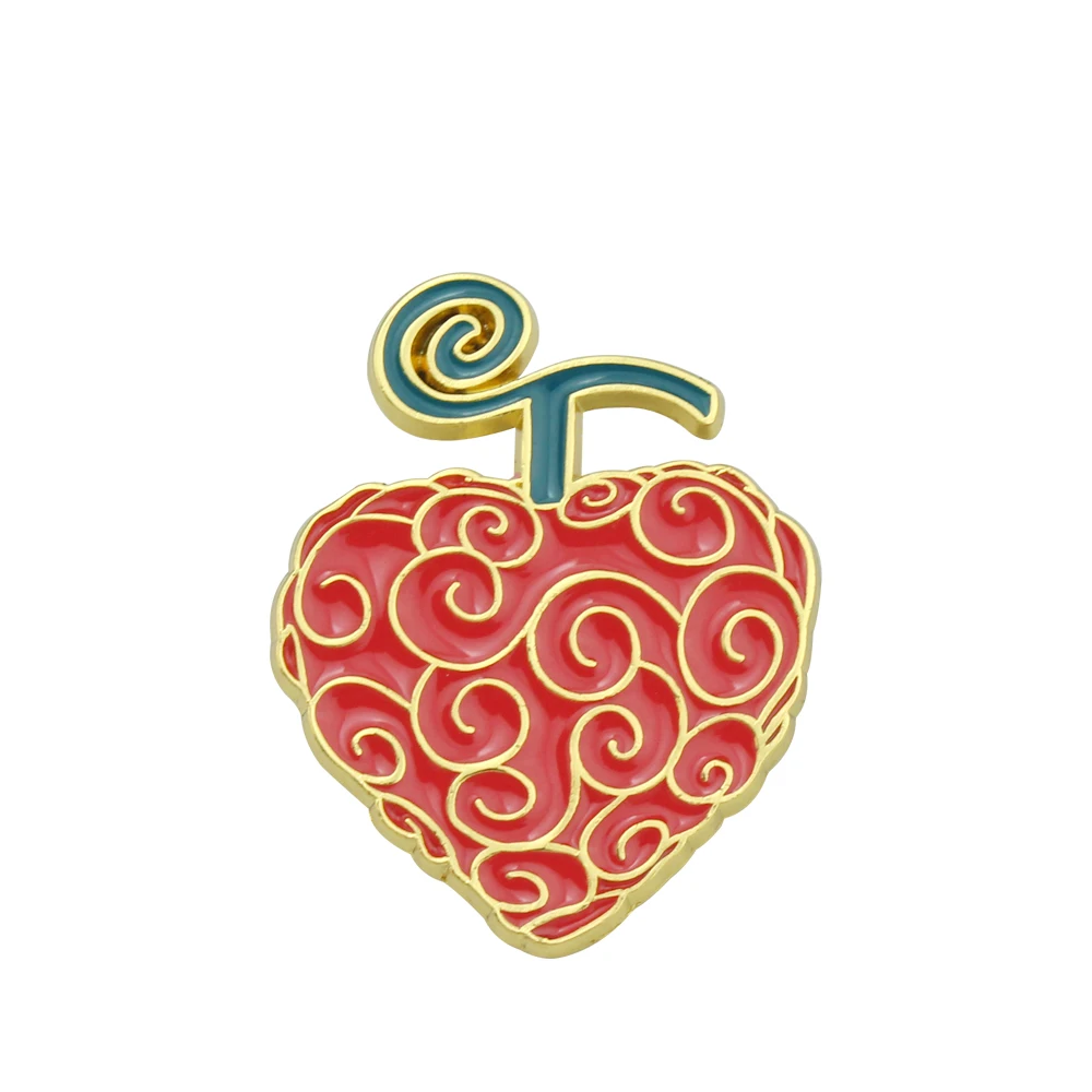 15 styles Anime Pin Brooch for Women Men Enamel Badge Ace Law Cursed Devil Fruit Jewelry Choker Collares