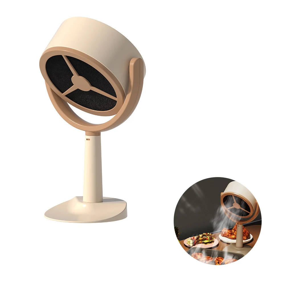 

Настольная вытяжка-вентилятор портативная с USB-зарядкой, маленькая, с регулируемым углом наклона, для использования в помещении, для барбекю и хот-пота