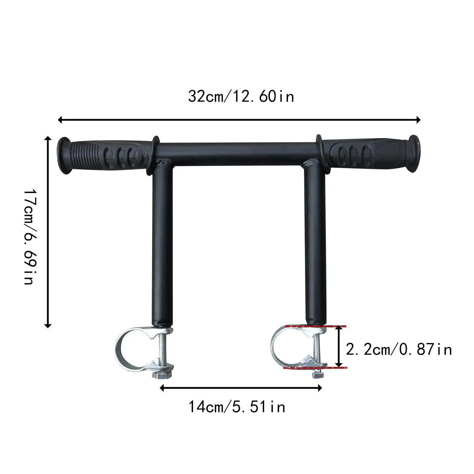Baby Stroller Handle Extender Universal Ergonomic Handlebar Extension Sturdy Stroller Accessories for Trolley Pushchair