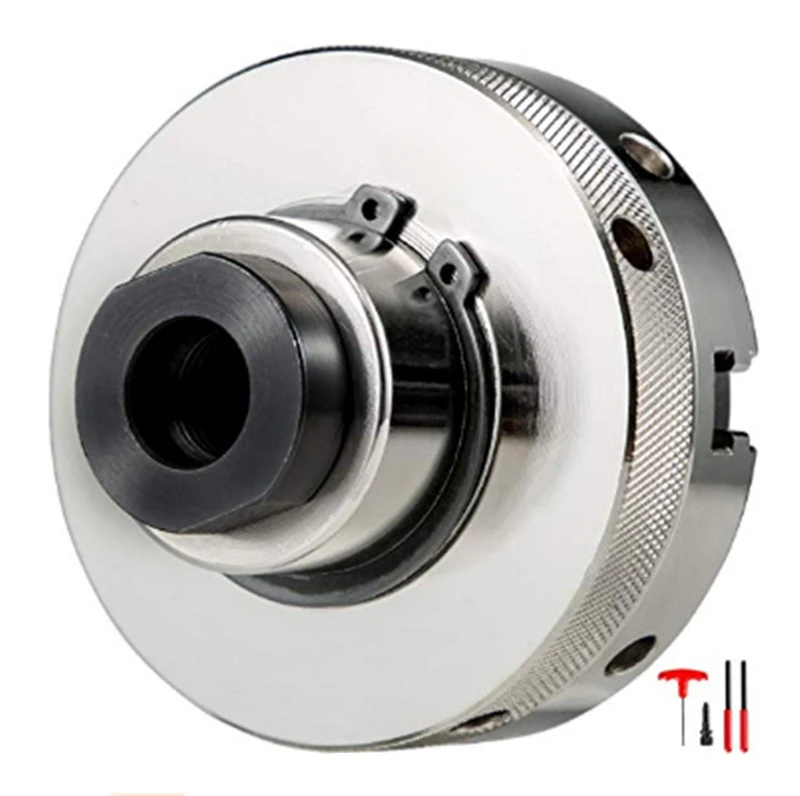 Woodworking chuck 4 inch 6 inch linkage self-centering four-jaw chuck, yuan jaw chuck, all-steel machine tool accessories
