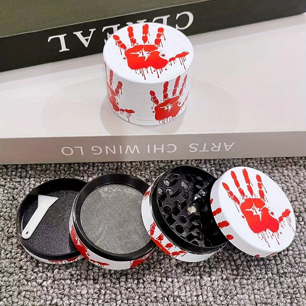 

2-дюймовая металлическая ручная мельница для трав, ручная раствор, мельница для специй, перцовая соль, пестик, мельница для табака, травы, аксессуары для курения сигарет