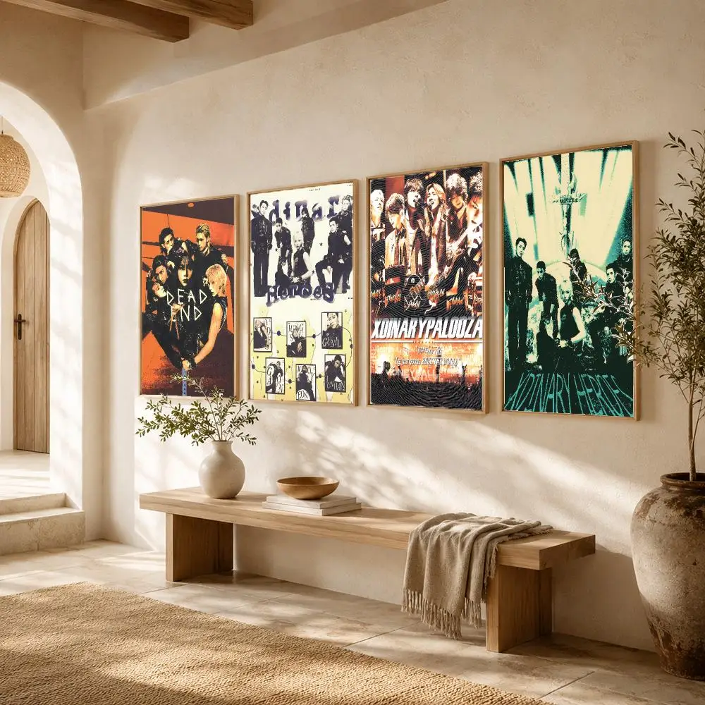 Xdinary Heroes KPop Band Punk Poster Self-adhesive Advanced Aesthetic Printing Paper Wall Art for Living Room Home Decor - view 3