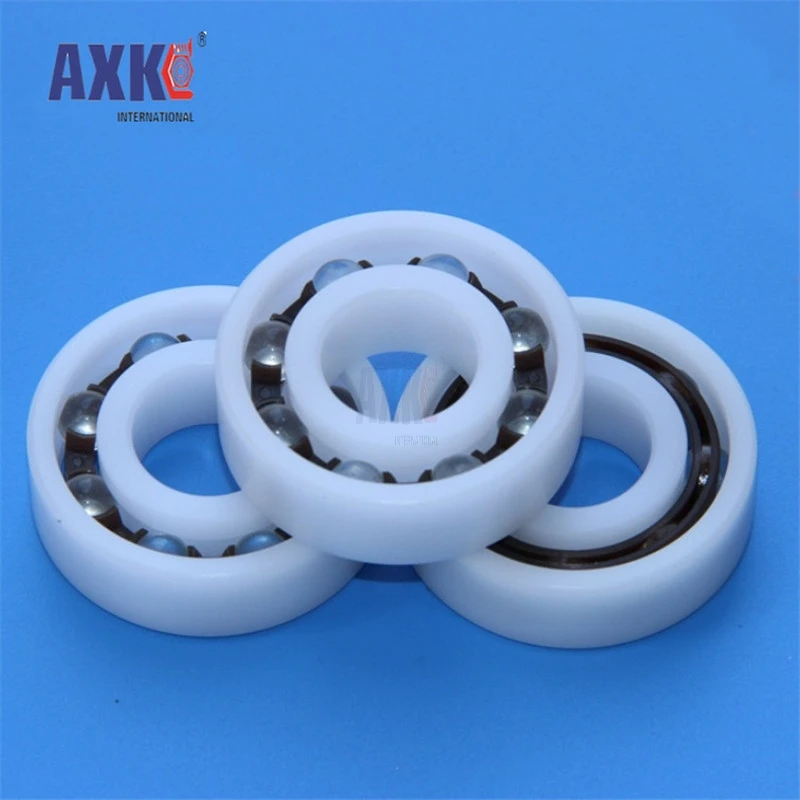 POM Bearing 603 604 605 606 607 608 609 (2- 5 PCS ) Glass Balls Nylon Cage Plastic Ball Bearings