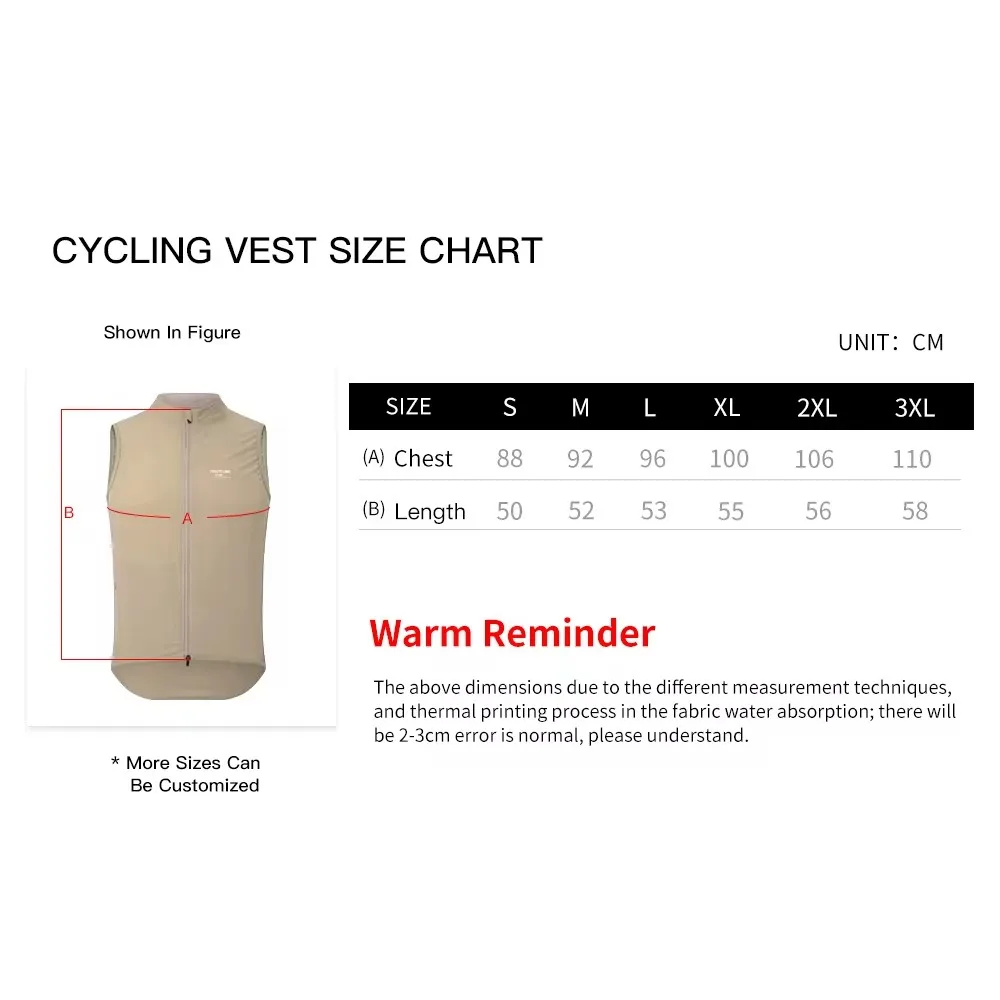 Gilet da ciclismo leggero da uomo Gilet da ciclismo impermeabile antivento Gilet da bicicletta slim fit traspirante senza maniche Maglia da bici da