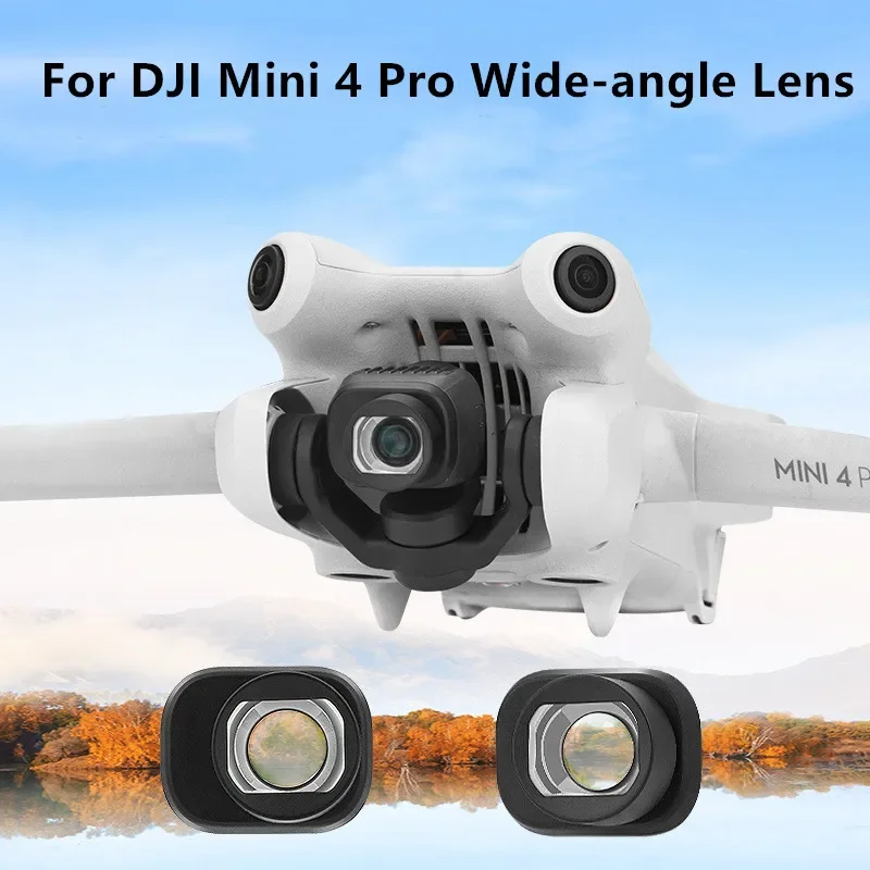 For DJI MINI 4 PRO Wide-angle Lens Augmented filters External Extended View Filter Drone Accessories