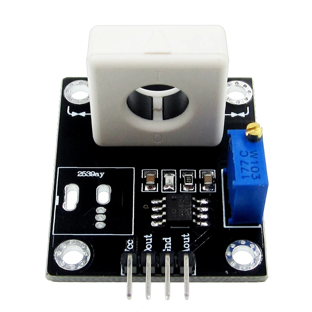 DC 5V WCS1800 Hall Current Detection Sensor Module 35A Precise With Overcurrent Signal Lamp