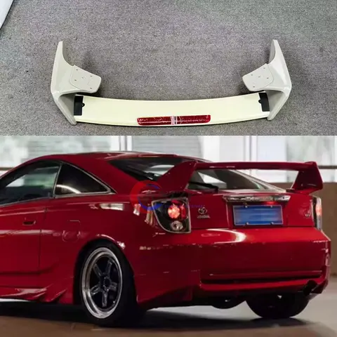 TOYOTA CELICA 후면 트렁크 스포일러 2000-2005 LED 조명 포함 고품질 ABS 플라스틱 자동차 스포일러 트렁크 부츠 윙 스포일러