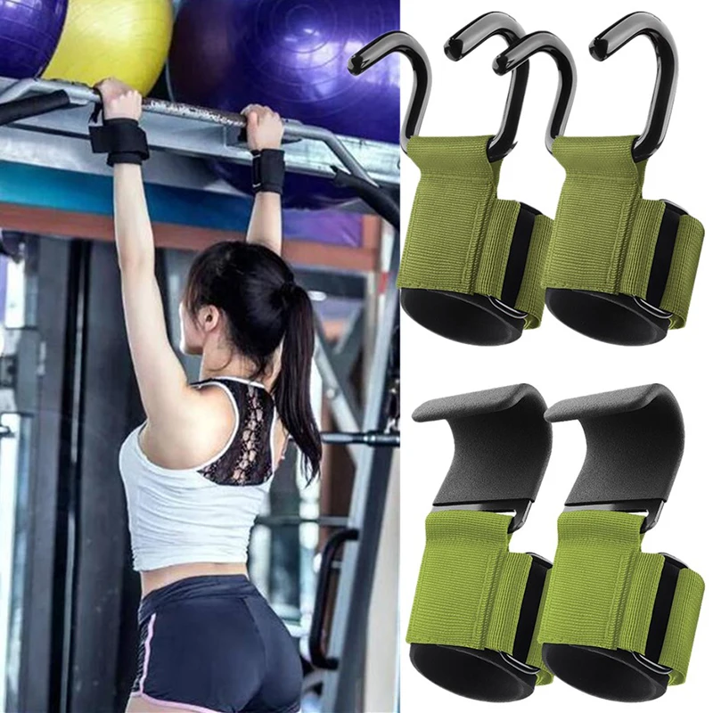 Fitness-Handgelenkstütze mit Haken für Gewichtheben, Klimmzugstange, Krafttraining und Sportausrüstung