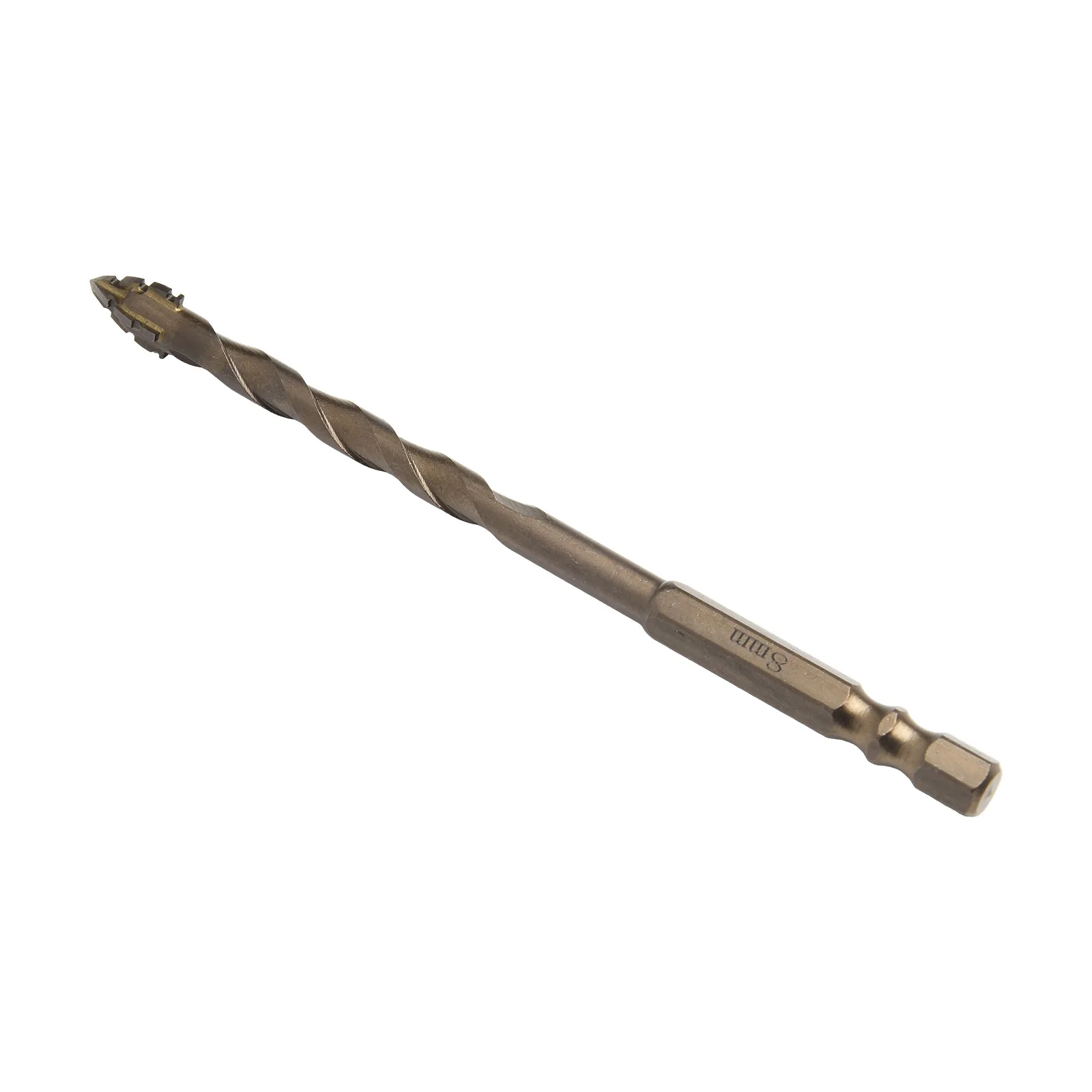DIY Projects Approx.10mm Eccentric Drill Bit Spiral Drill Bit Efficient Hole Making Hex Shank Design High-Speed Rotation