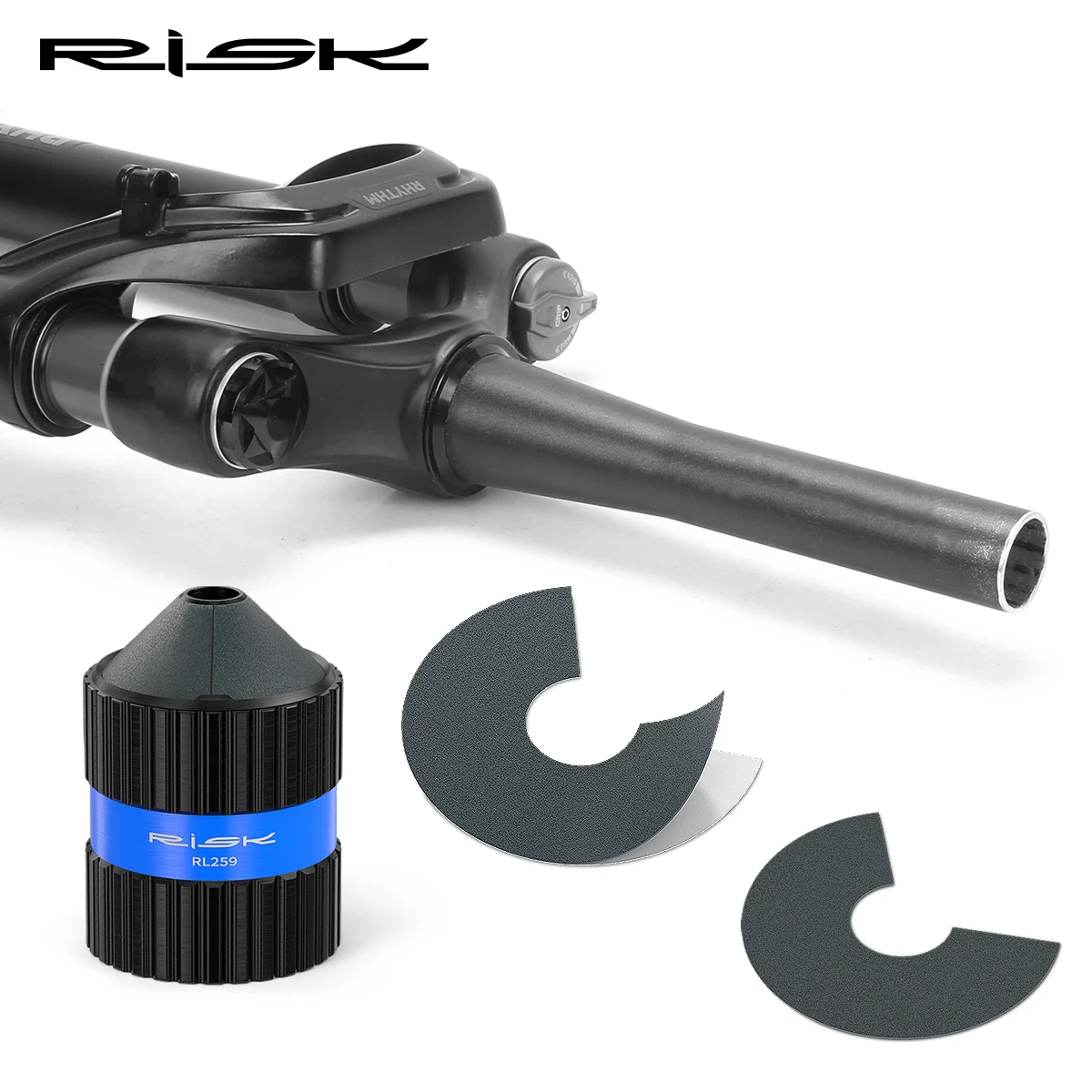 RISK Bicycle Bike Front Fork Tube End Edge Chamfer Chamfering Tool fits 16-36mm Round Tube