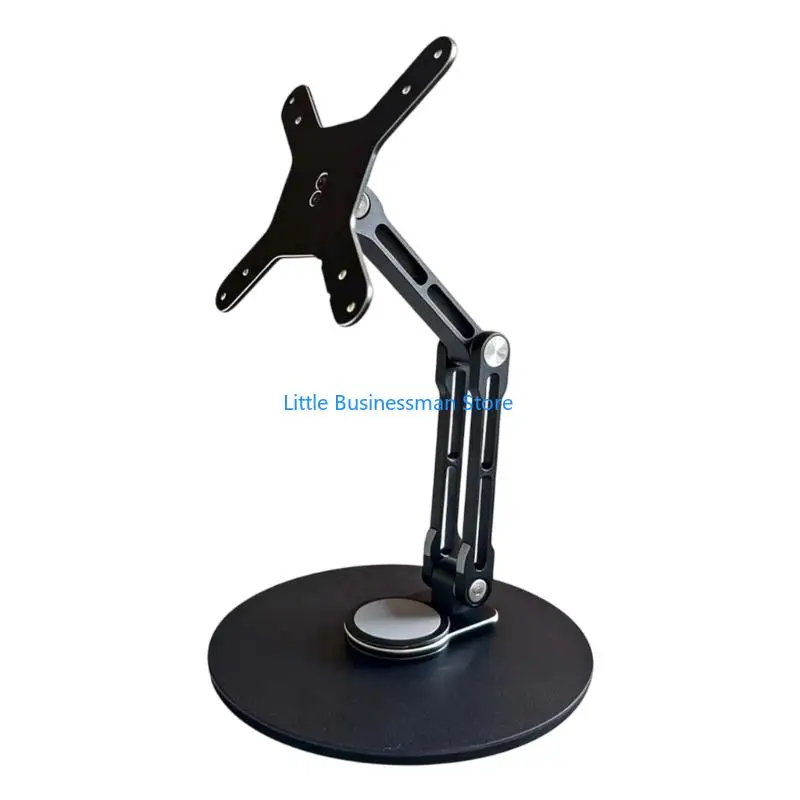 Höhenverstellbarer Monitorarm-Displayständer mit 153-mm-122-mm-Verlängerung und rutschfester Basis für Workstation M76A – Detail 9
