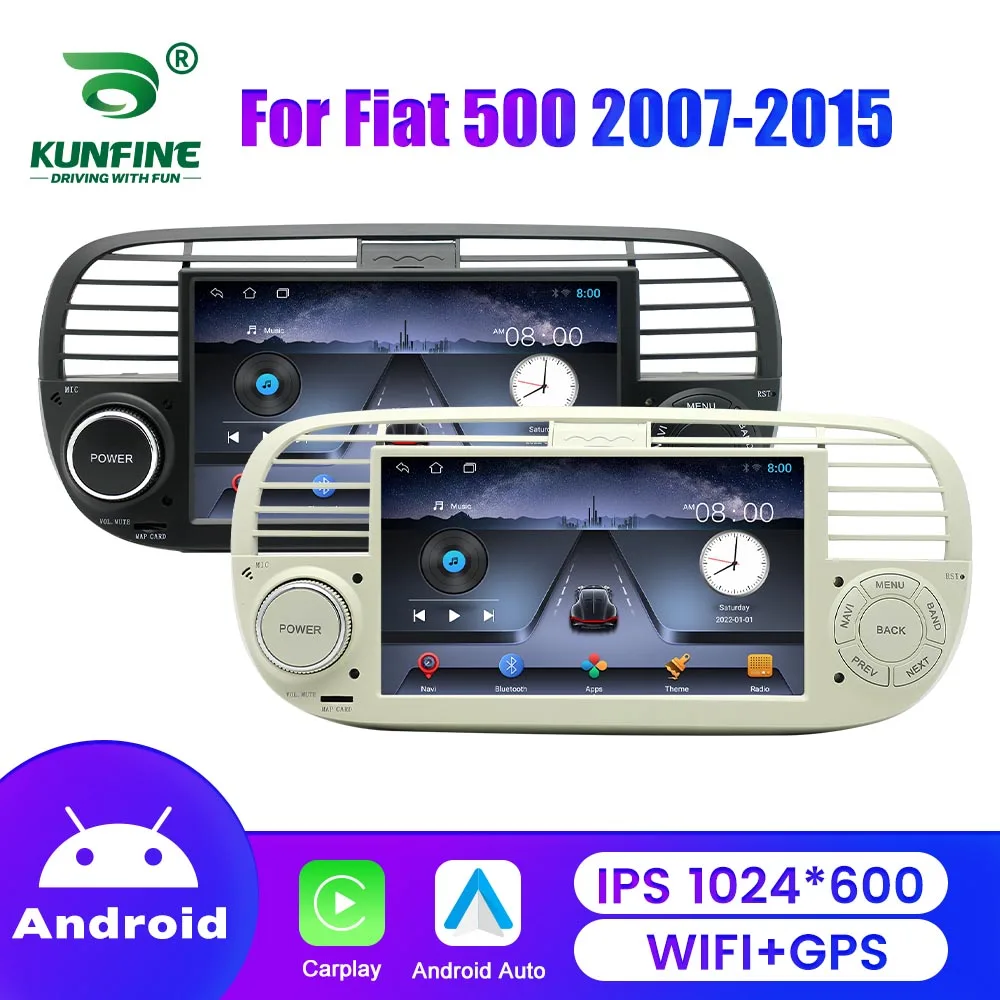 

7 inch Android 13 Car Radio For FIAT 500 Abarth 2007-2015 Android auto Multimedia Video Player GPS Navigation Head Unit Carplay
