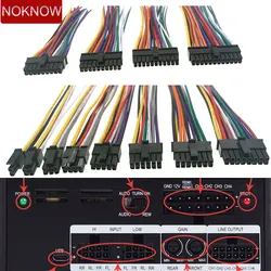 Universal Car CD Radio Stereo Speaker DSP Power Wire Harness Connector 4 6 8 10 12 14 16 18 20 22 24 Pin Male Plug Adapter Cable