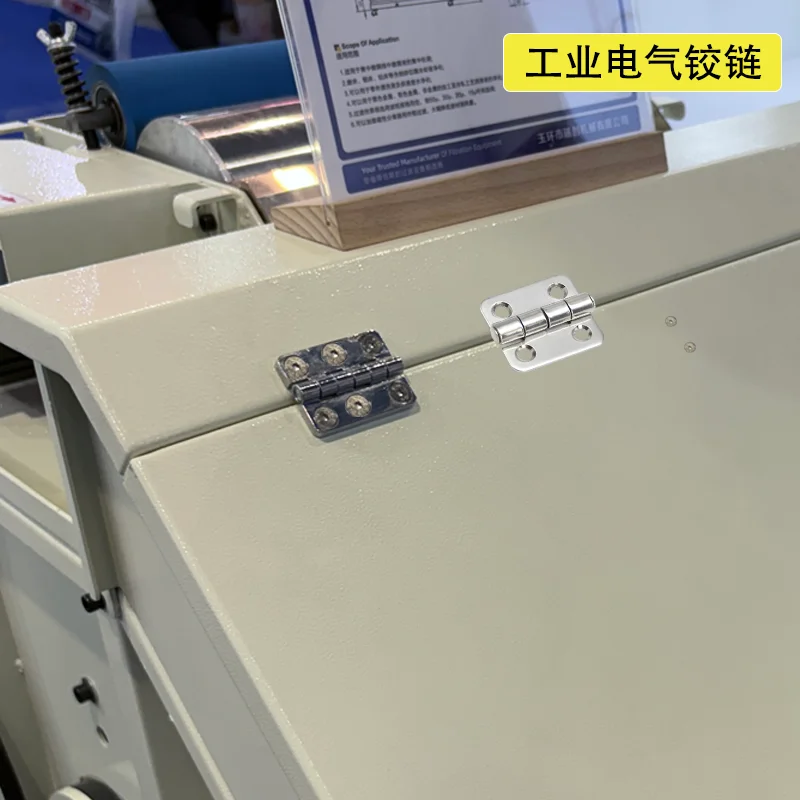 304 Stainless Steel Thickened Butterfly Hinge with Flat Rounded Corners for Industrial Equipment Applications