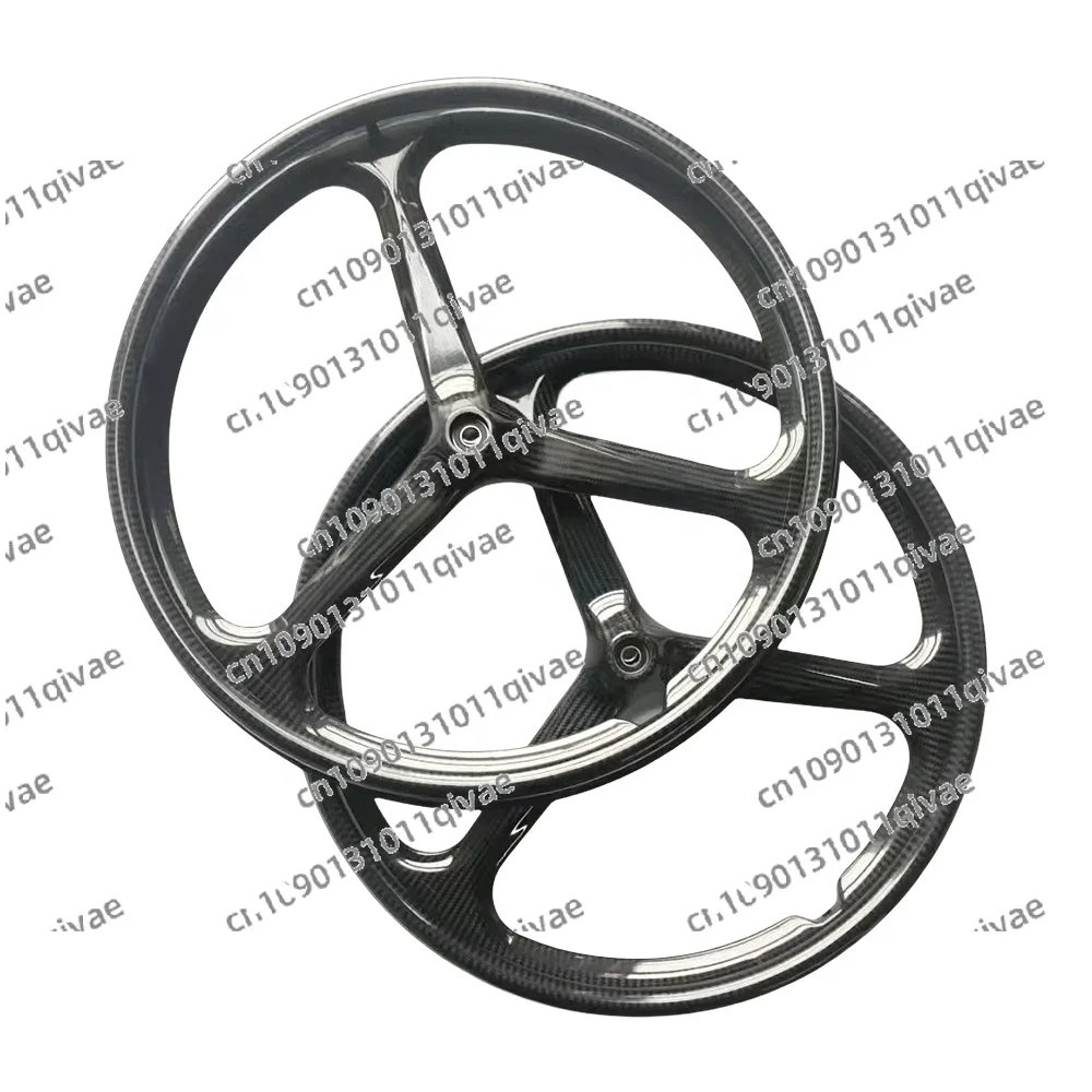 

Strong Lightweight Carbon wheels 24 Inch Wheels Wheelchair Tri Spoke Carbon Wheelchair Wheels 24" carbon handle rims