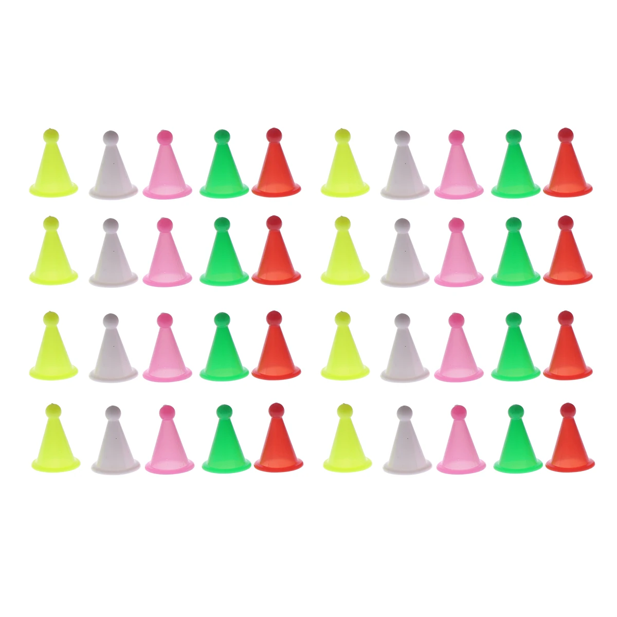 

Pack of 100pcs Mixed Color Checker Replacement Plastic Pegs Board Game Accessories Educational Game for Adults Kids