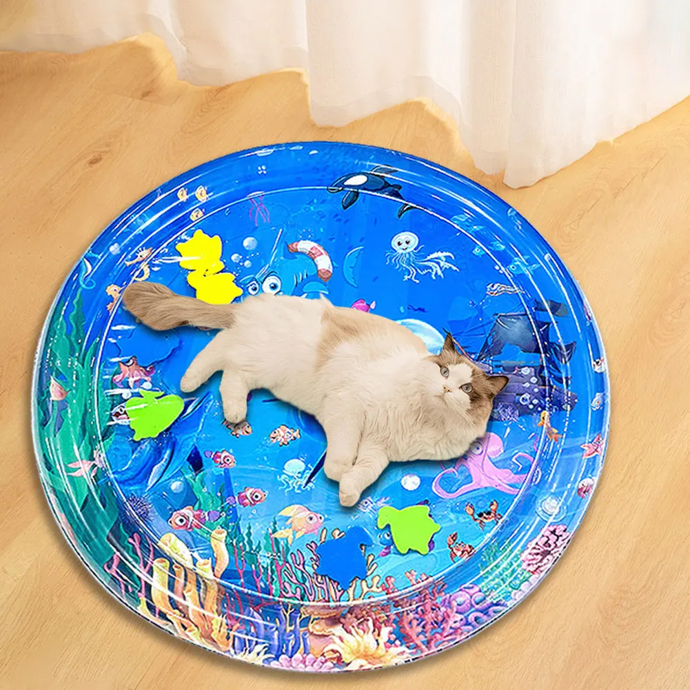 

Сенсорный коврик для воды, утолщенный игровой коврик с датчиком воды, для домашних животных, летние аксессуары для кошек