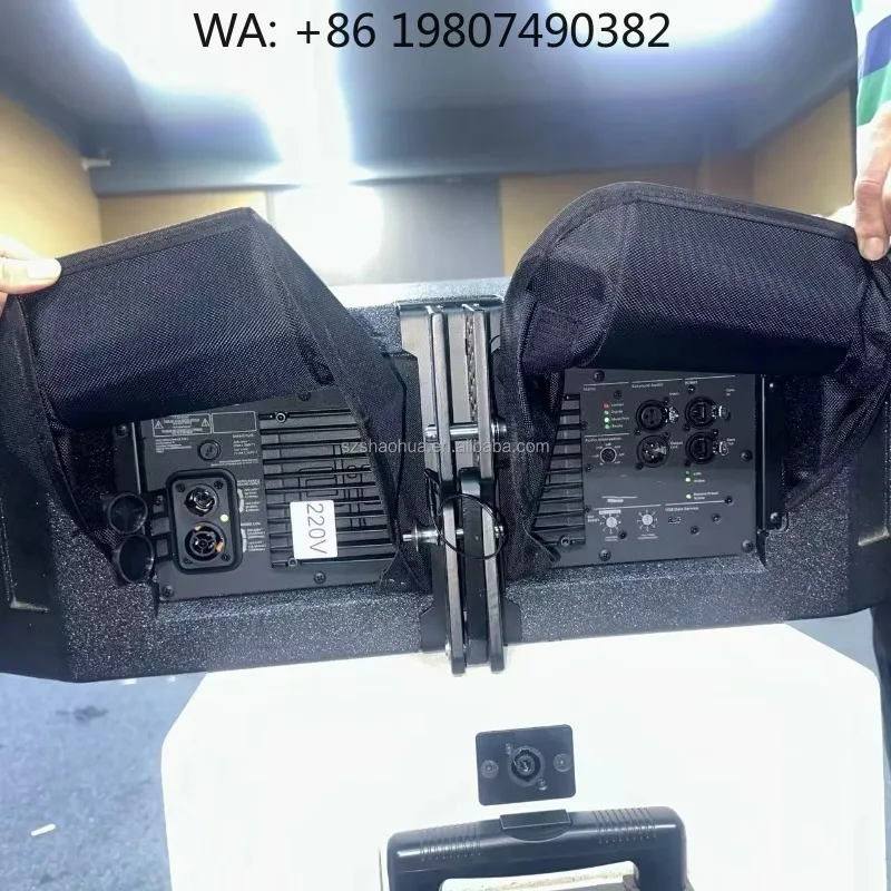 Double 10 Inch Active Line Array Speaker Neodymium Powered Outdoor Audio System for Stage Church Show