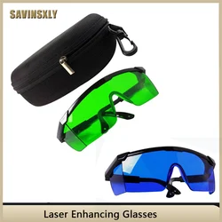 Green/Blue Laser Enhancing Glasses For Laser level Adjustable Protection Eye Safety Vertical Horizontal Lasers Parts New