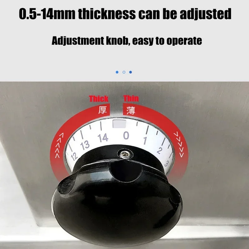 To Ultra-Thin Fresh Meat Slicer Beef Mutton Waist Slicer Chipper Fat Beef Frozen Meat Hot Pot Electric Meat Cutting Machine