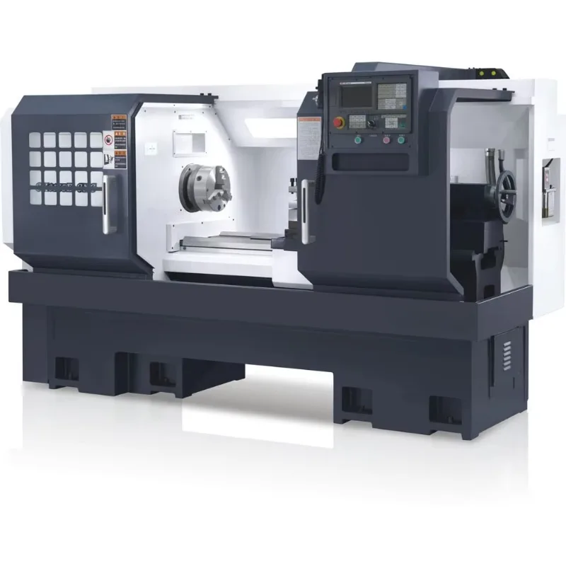 الشركة المصنعة CZ46 عالية الصلابة مخرطة السرير المائل الثقيلة آلة تحول باستخدام الحاسب الآلي مع 400 مللي متر أقصى طول الشغل عالية الدقة