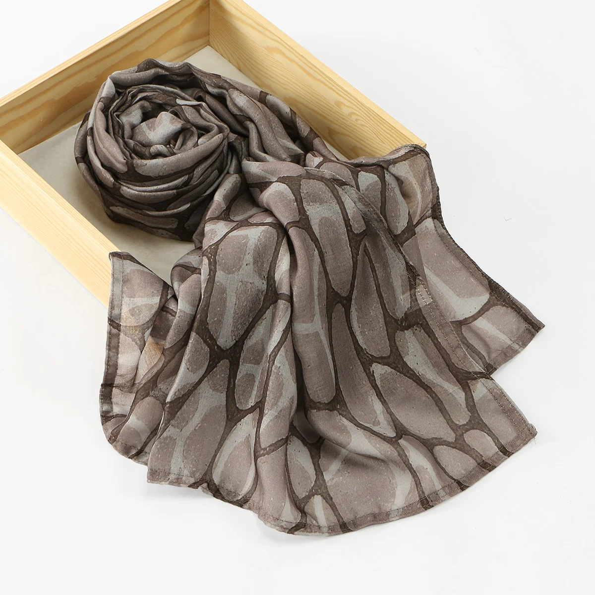 新しいイスラム教徒ヒジャブリネン綿女性水彩プリントイスラムスカーフショールファッションスカーフアバヤヘッドスカーフヘッドラップ180*70センチメートル