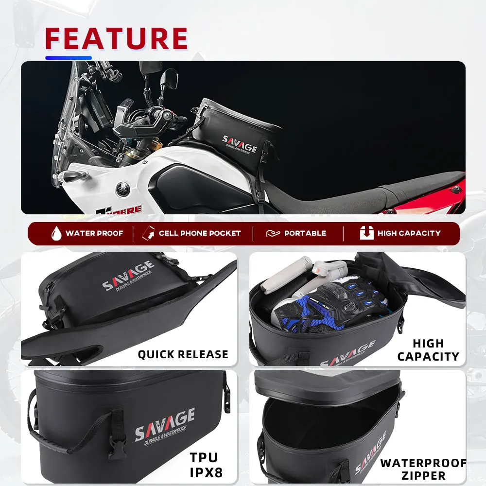 Fuel Tank Bag Luggage Carrier Storage Bag Cargo For Honda CBR1000RR HORNET VFR1200 CB650F CB 500X 500R CB750 Hornet 750 CBF300N