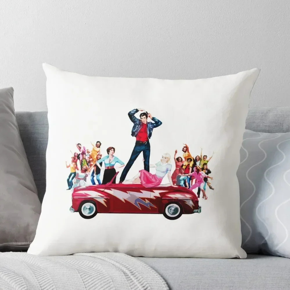 Grease is the Word Throw Pillow Christmas Pillow Covers christmas decorations for home 2025 pillow