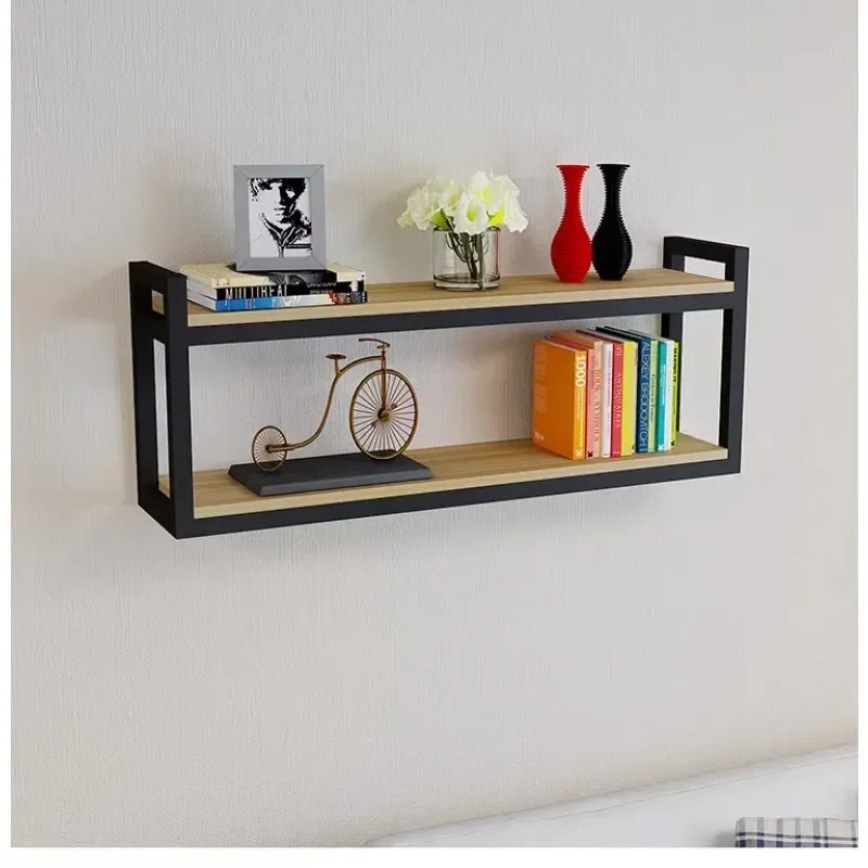 

-Iron Wall Mounted Shelves, Decorative Shelves Flower Racks, Living Room And Bedroom Wall Mounted Partitions, Storage Cabinets