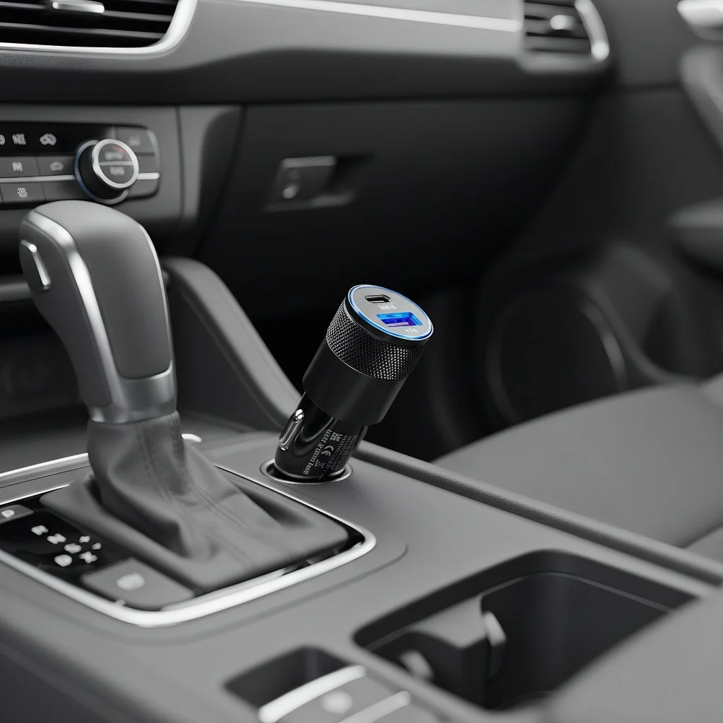 68W USB-C Car Charger with PD Fast Charging, Compatible with iPhone 14/13/12 Pro, Samsung S23/S22, Xiaomi Huawei