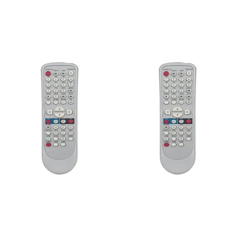 

ABSY 2X заменяет пульт дистанционного управления NB654 для видеомагнитофона Funai/DVD-плеера, рекордера NB654UD SV2000 WV20V6 PY90VG