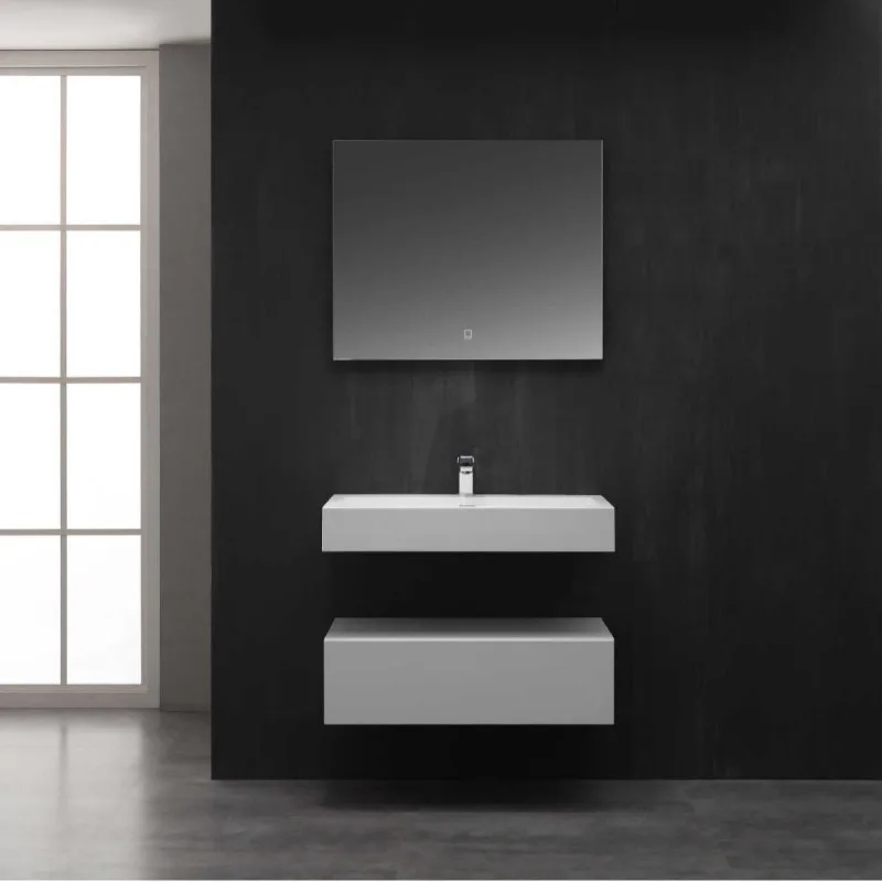 Artificial stone washbasin Double drawer with toilet washbasin
