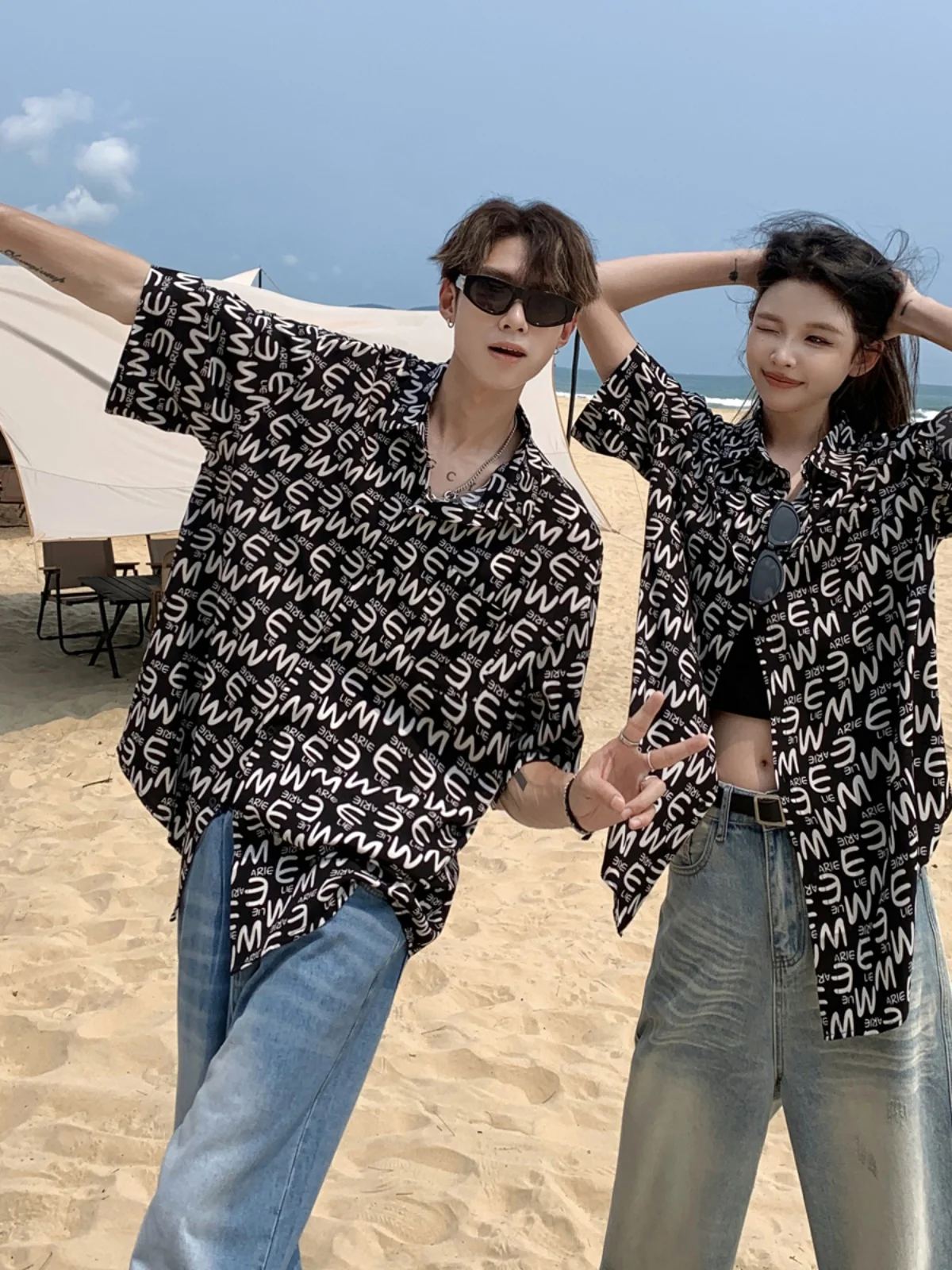 

Мужская футболка Hawaii Vaion Sle из ледяного шелка с цветочным принтом, быстросохнущая, для пляжа, летняя, свободного кроя, молодежная, модная