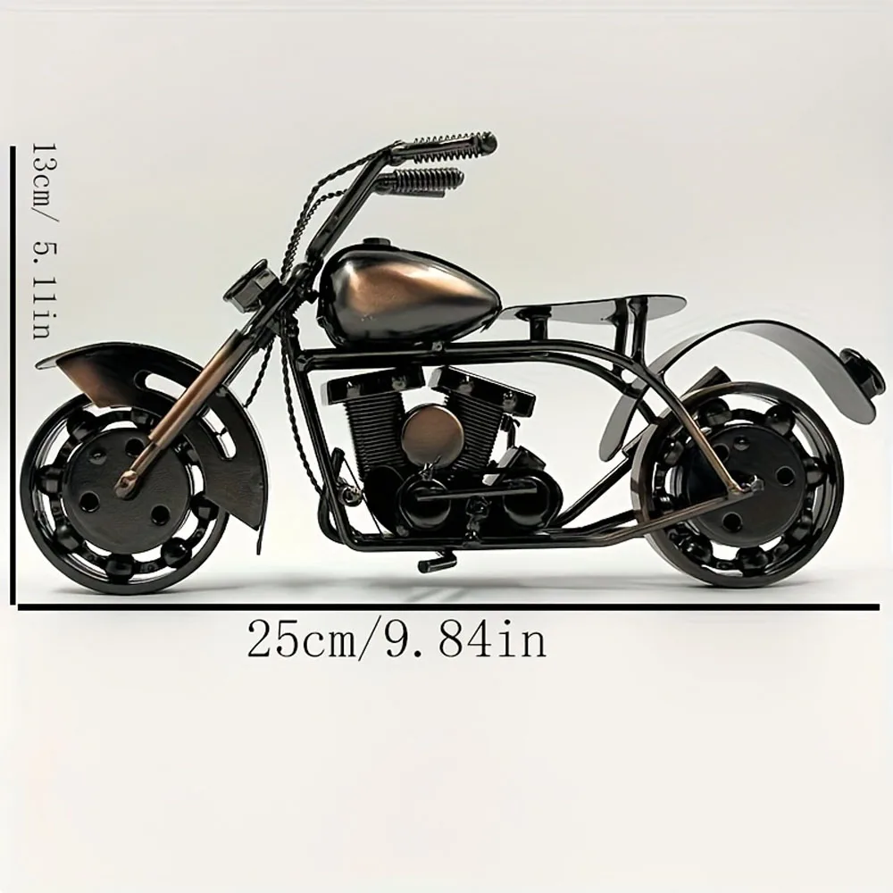 Handmade retro iron crafts ornaments for making old large metal motorcycle models