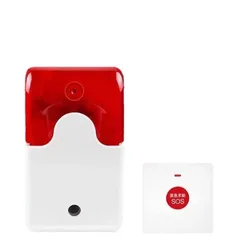 Wireless Remote Control Shine Light Alarm Siren SOS Button For Home Security Alarm System