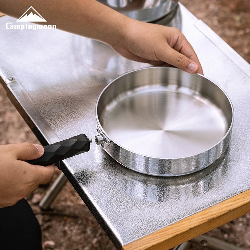 cmpiangmoon-cc-19-camping-three-layer-steel-frying-pan-portable-and-detachable-handle-deep-frying-pan