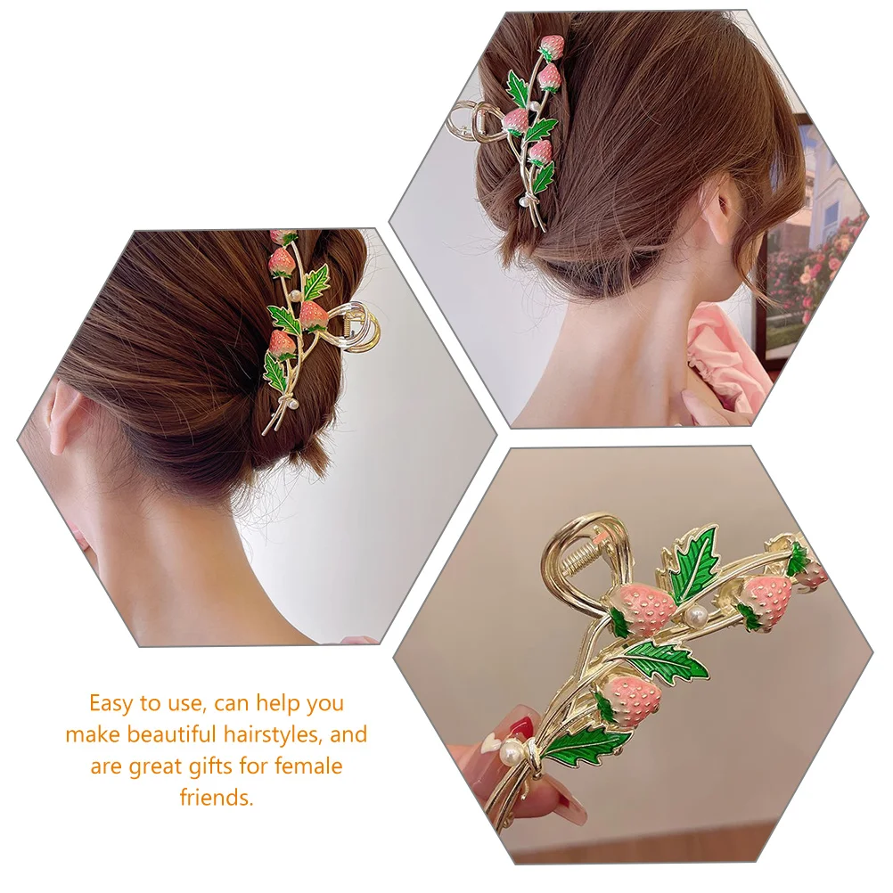

Large Hairpin Banquet Clip Accessories for Women Accessory Alloy Girl Kawaii Clips
