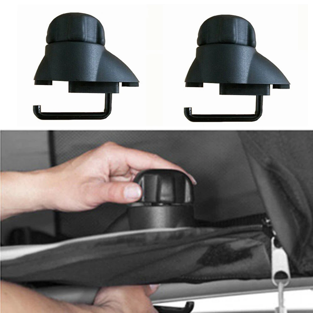 

2/4pcs Quick Installation Clamp Fixing Clamp Universal For Roof Frame Roof Box Roof Bag Car Self-Driving Products Accessories