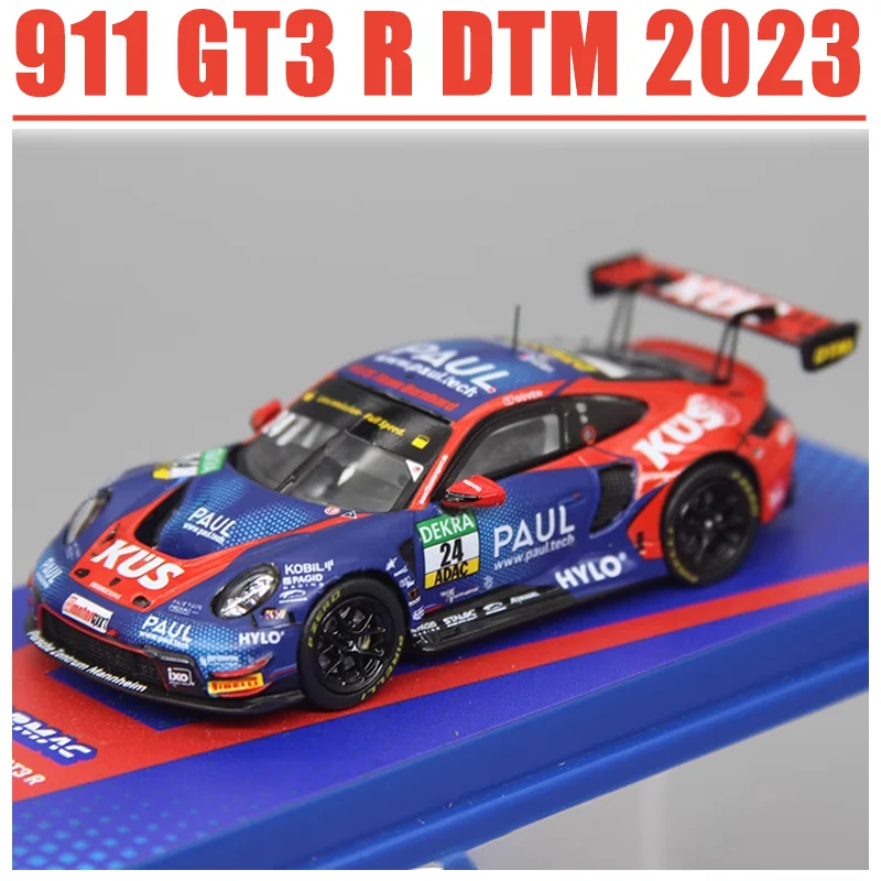 

Tarmac Works 1/64 911 GT3 R DTM 2023 Alloy Toy Motor Vehicle Diecast Metal Model Gifts