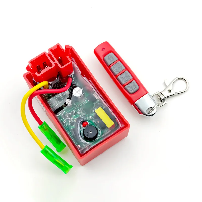 for CG125 Motorcycle Remote Anti‑Theft CDI Igniter, Built‑in Strobe Flasher 6‑Pin AC DC Universal Ignition Controller