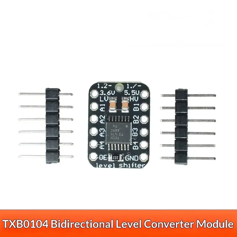 TXB0104 Auto Direction Sensing 4 Channel Bidirectional Logic Level Shifter Module for Small Circuit Modification