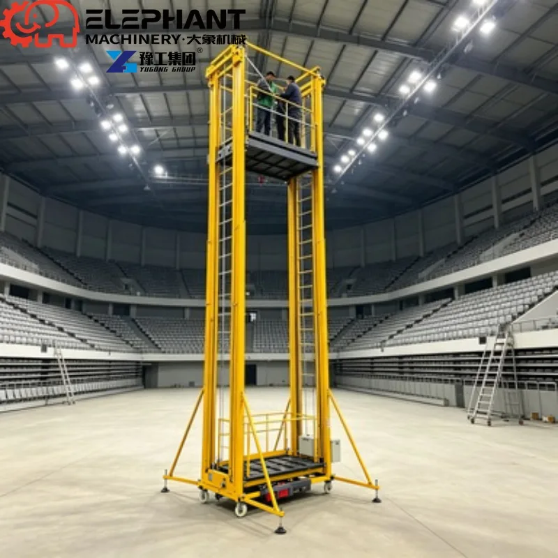 Electric Lifting Scaffold, Durable Steel Frame Lifting Equipment For Construction Decoration High-altitude Operation